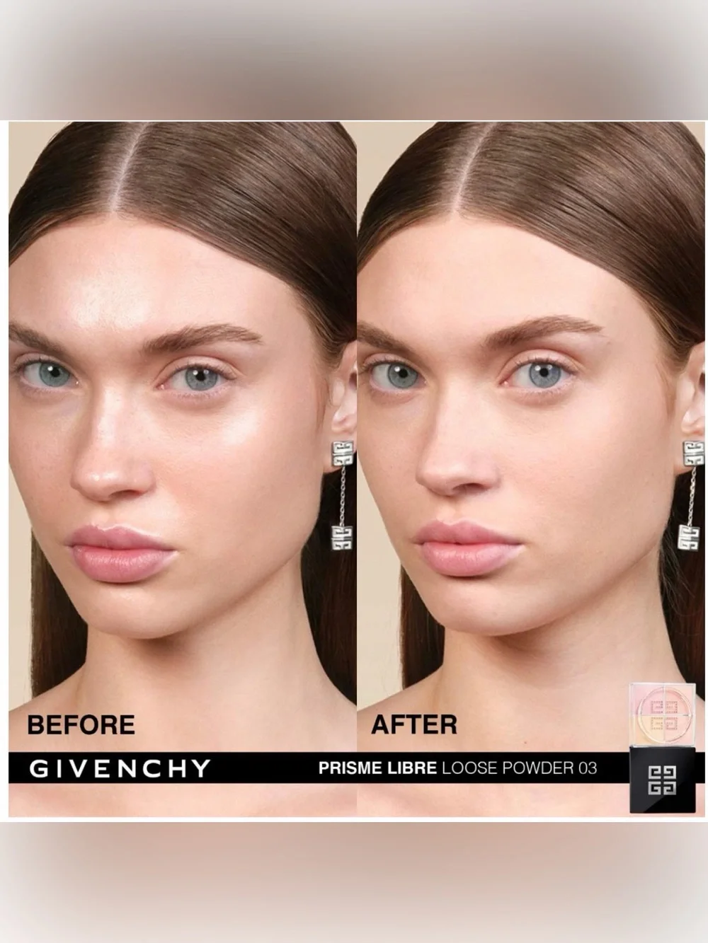 Givenchy Prisme Libre Mini Loose Color Correcting Powder Shade 3 Voile Rose New!